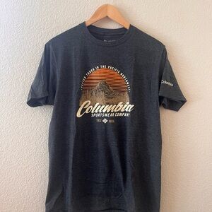 Columbia Men's Charcoal Graphic Tee